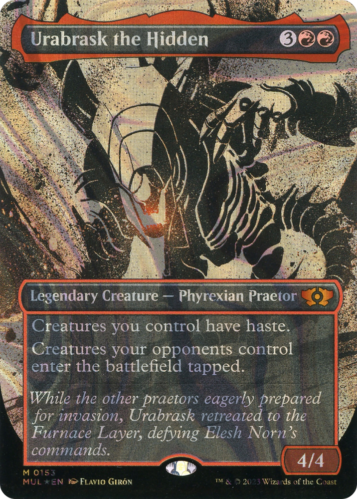 Urabrask the Hidden (Halo Foil) [Multiverse Legends]