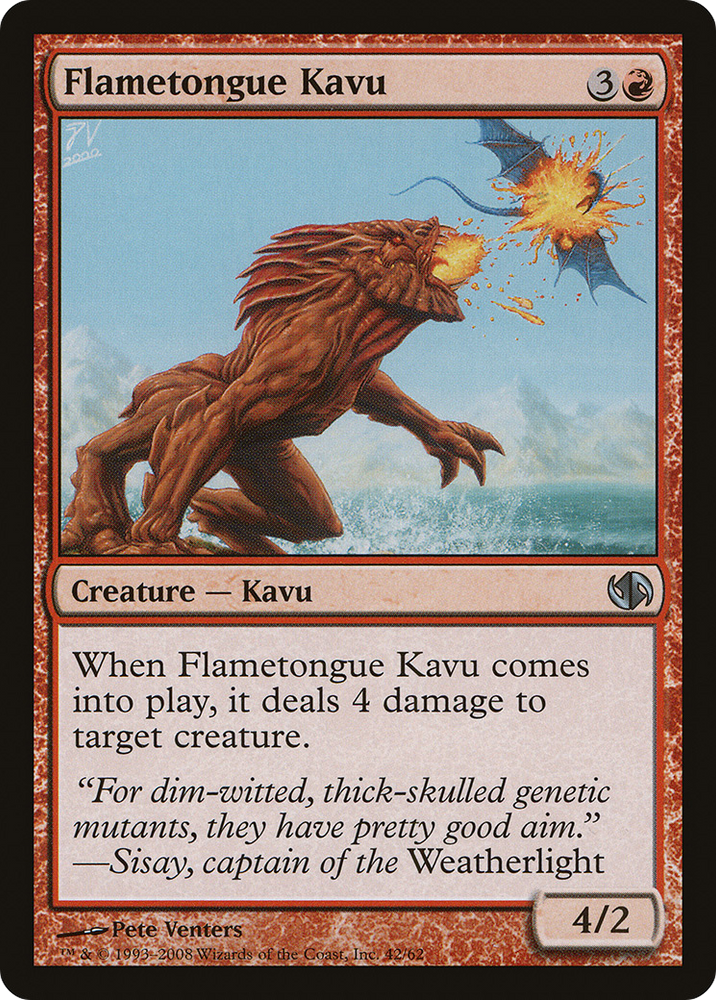 Flametongue Kavu [Duel Decks: Jace vs. Chandra]