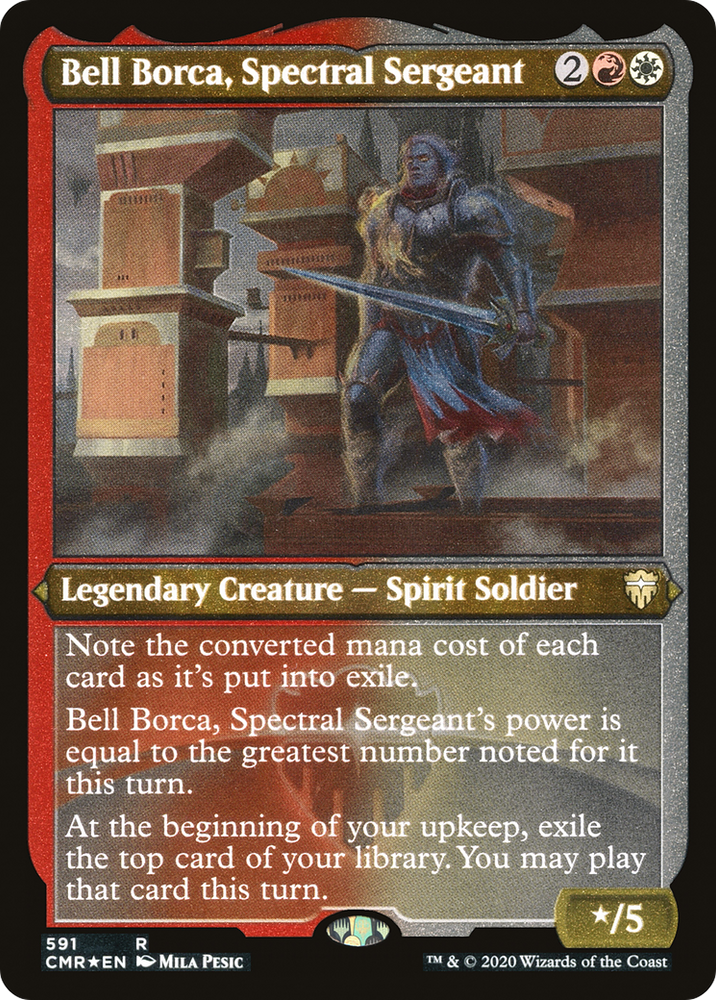 Bell Borca, Spectral Sergeant (Etched) [Commander Legends]