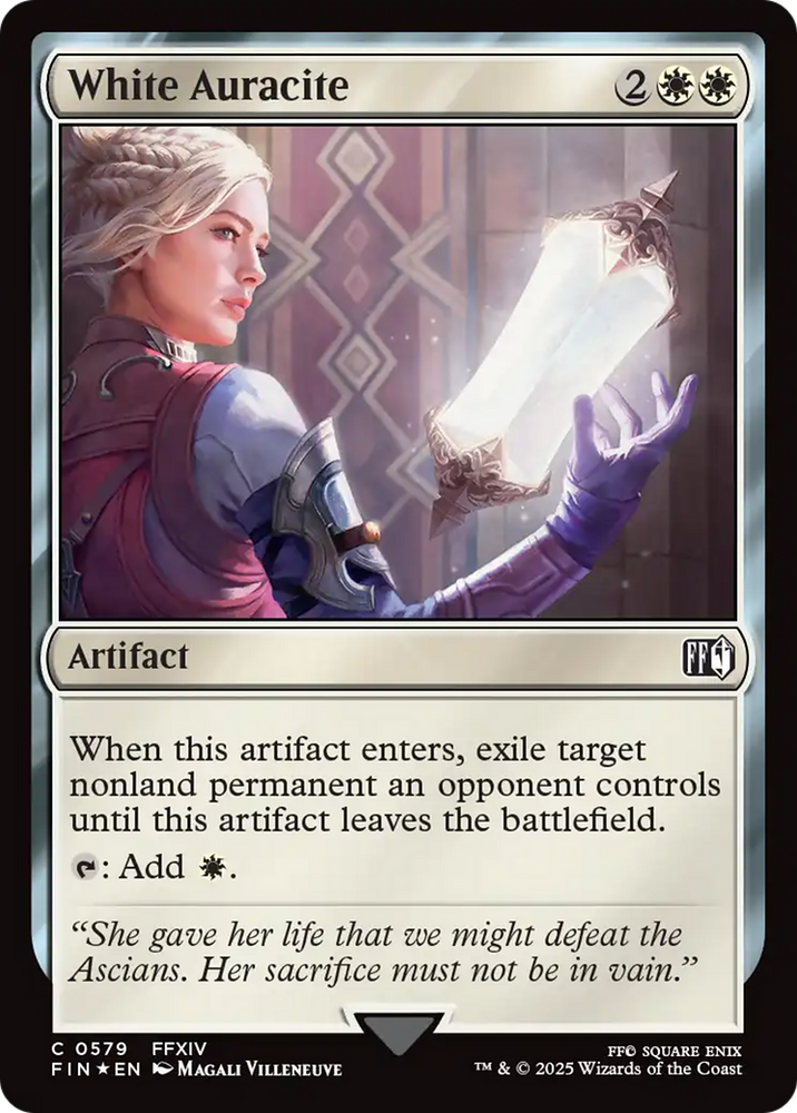 White Auracite (FIN-579) - FINAL FANTASY Foil