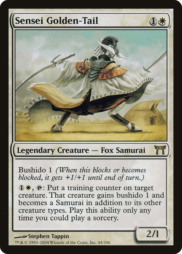 Sensei Golden-Tail [Champions of Kamigawa]