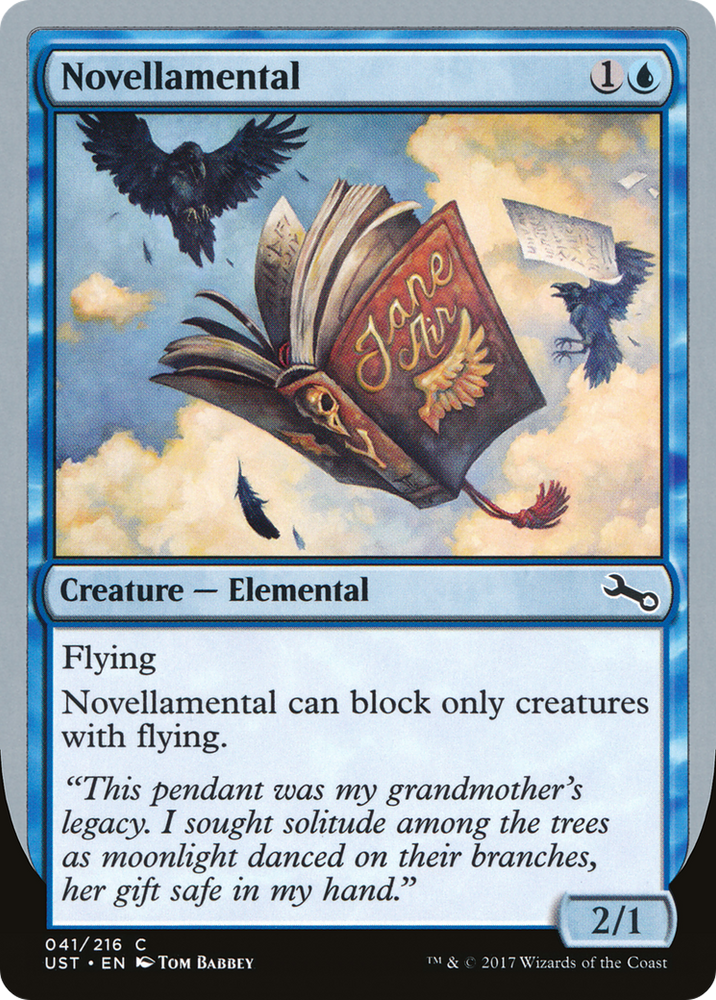 Novellamental ("This pendant was...") [Unstable]