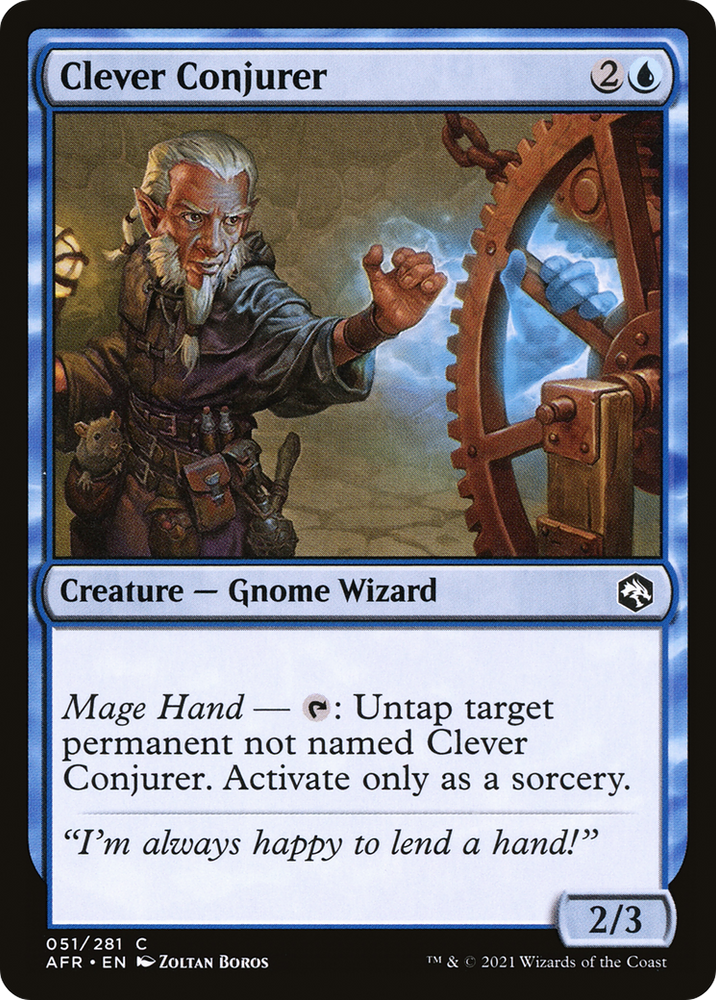 Clever Conjurer [Dungeons & Dragons: Adventures in the Forgotten Realms]