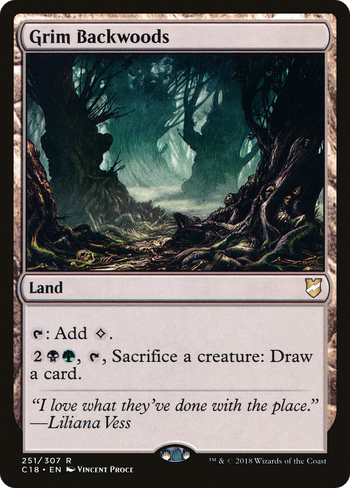 Grim Backwoods [Commander 2018]