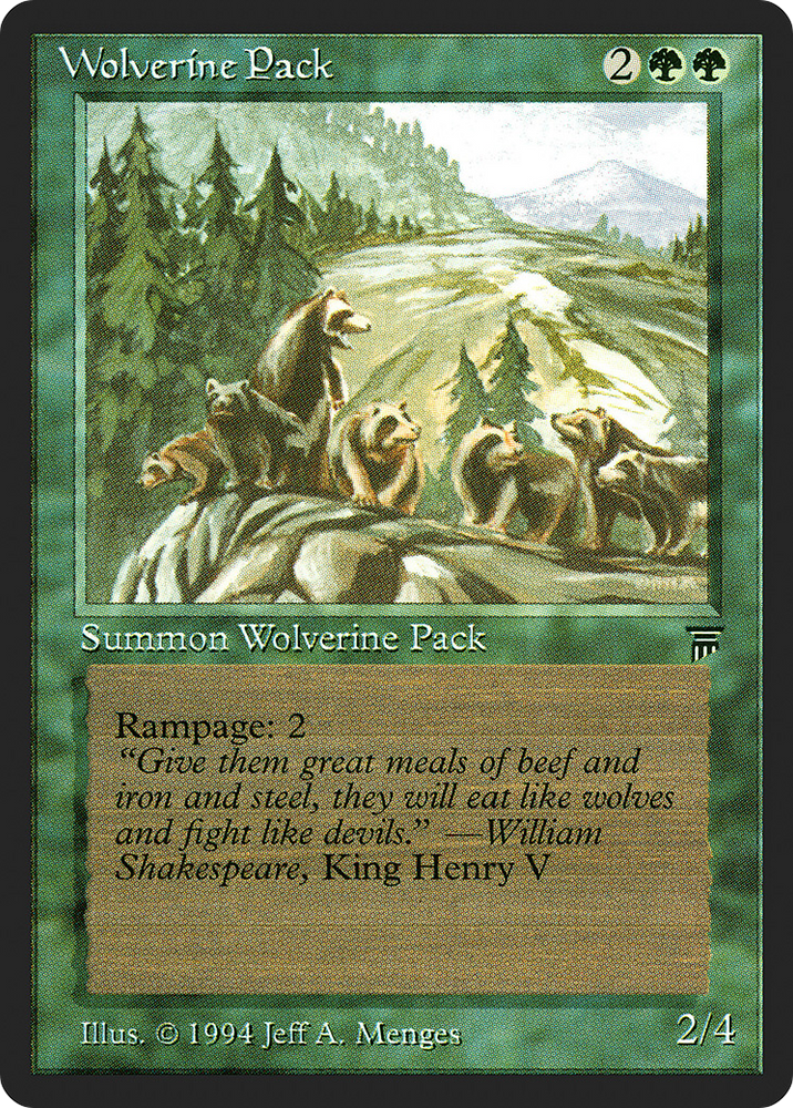 Wolverine Pack [Legends]