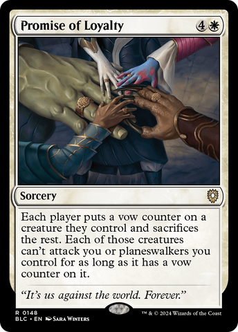 Promise of Loyalty [Bloomburrow Commander]