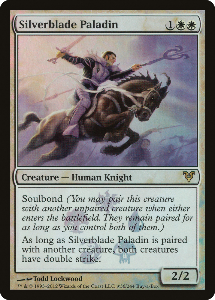 Silverblade Paladin (Buy-A-Box) [Avacyn Restored Promos]