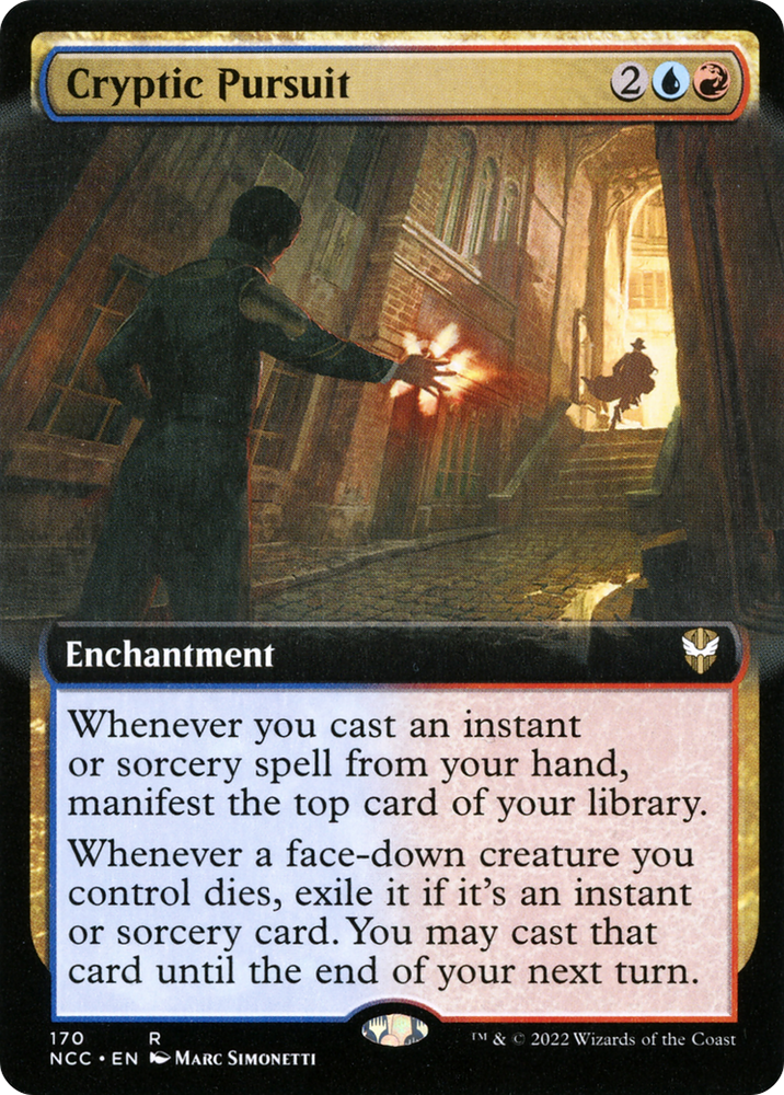 Cryptic Pursuit (Extended Art) [Streets of New Capenna Commander]