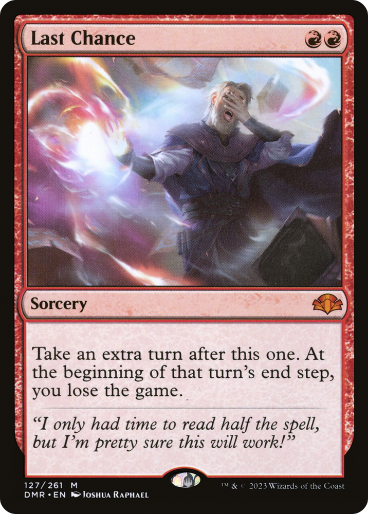 Last Chance [Dominaria Remastered]