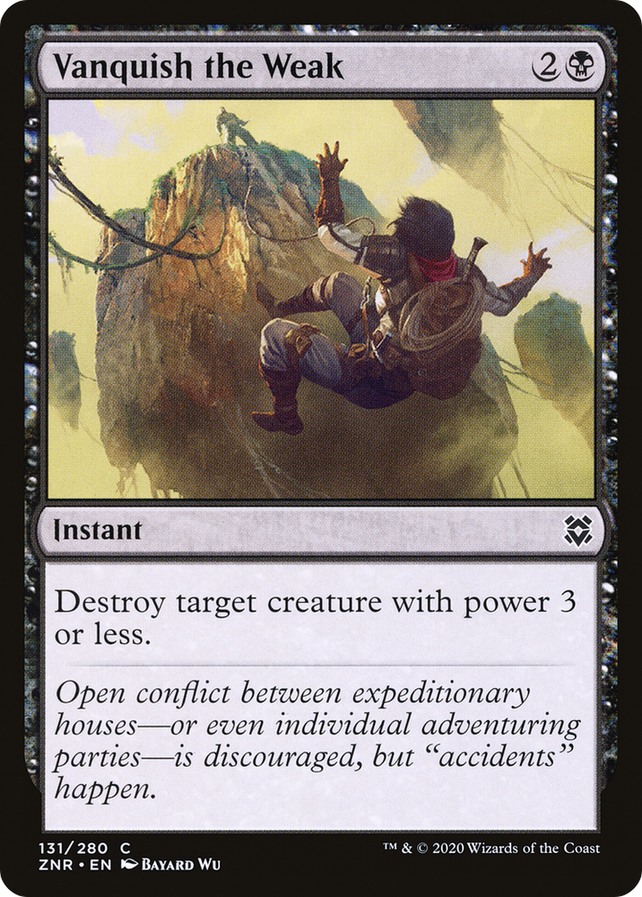 Vanquish the Weak [Zendikar Rising]