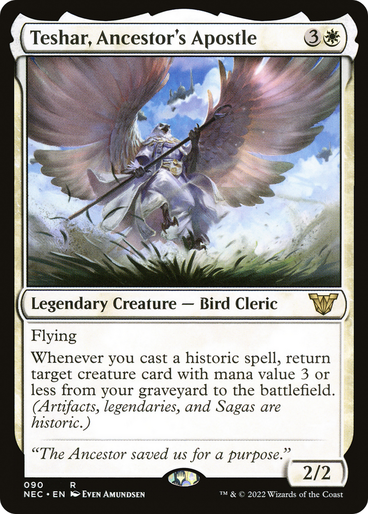 Teshar, Ancestor's Apostle [Kamigawa: Neon Dynasty Commander]