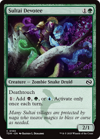 Sultai Devotee (TDM-160) - Tarkir: Dragonstorm