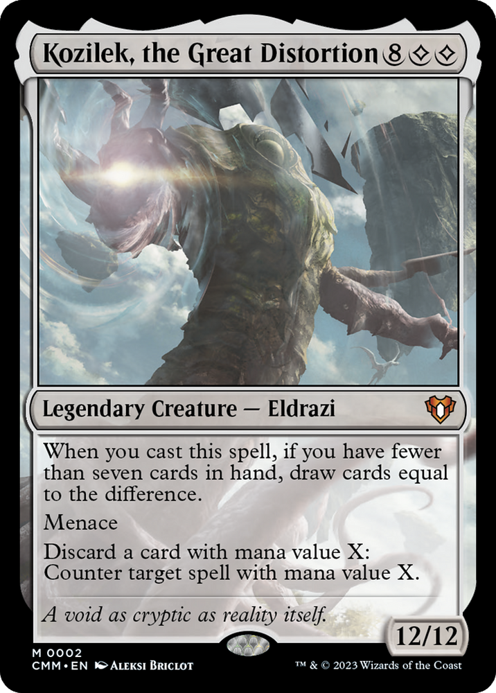 Kozilek, the Great Distortion [Commander Masters]