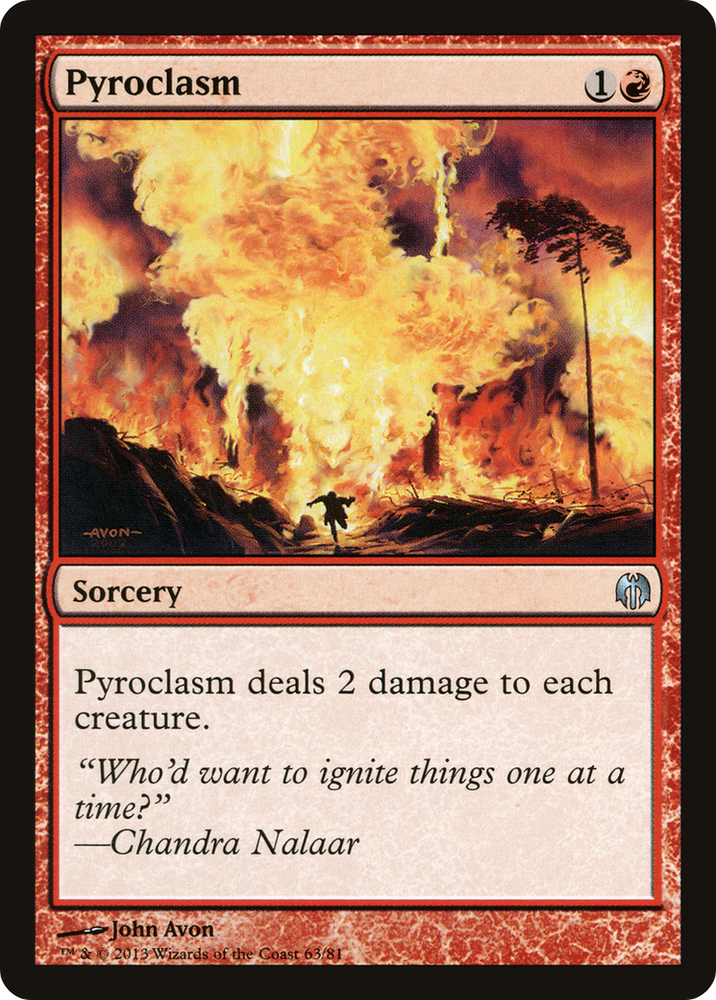 Pyroclasm [Duel Decks: Heroes vs. Monsters]
