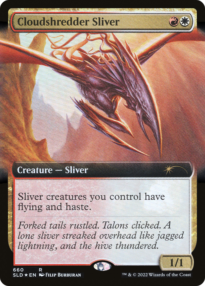 Cloudshredder Sliver (Extended Art) [Secret Lair Drop Promos]