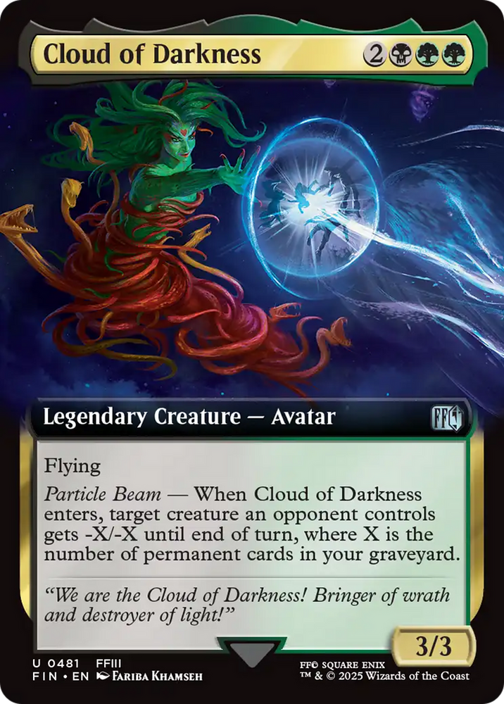 Cloud of Darkness (FIN-481) - FINAL FANTASY: (Extended Art) Foil