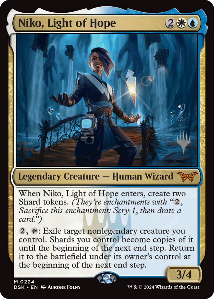 Niko, Light of Hope [Duskmourn: House of Horror Promos]