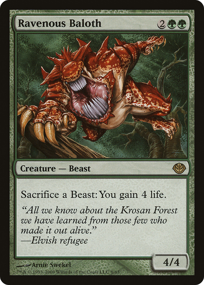 Ravenous Baloth [Duel Decks: Garruk vs. Liliana]