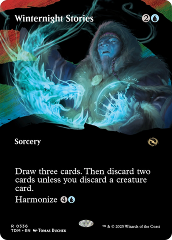 Winternight Stories (TDM-336) - Tarkir: Dragonstorm: (Showcase) (Borderless)