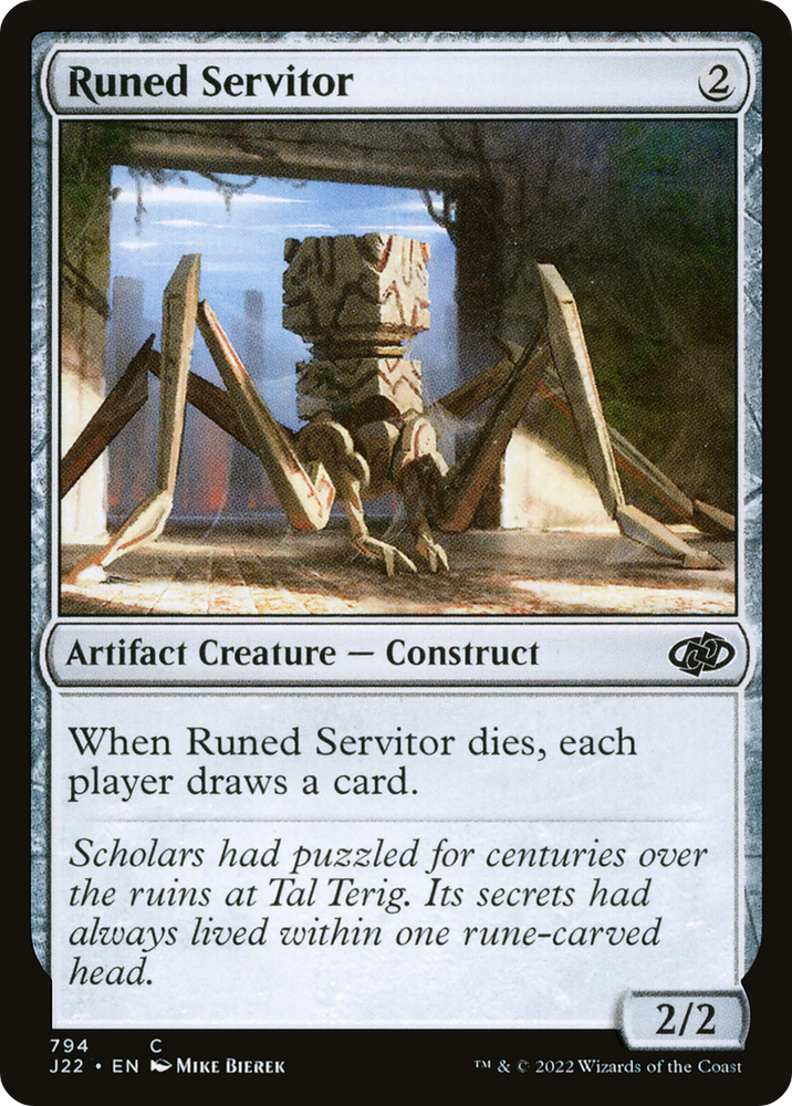 Runed Servitor [Jumpstart 2022]
