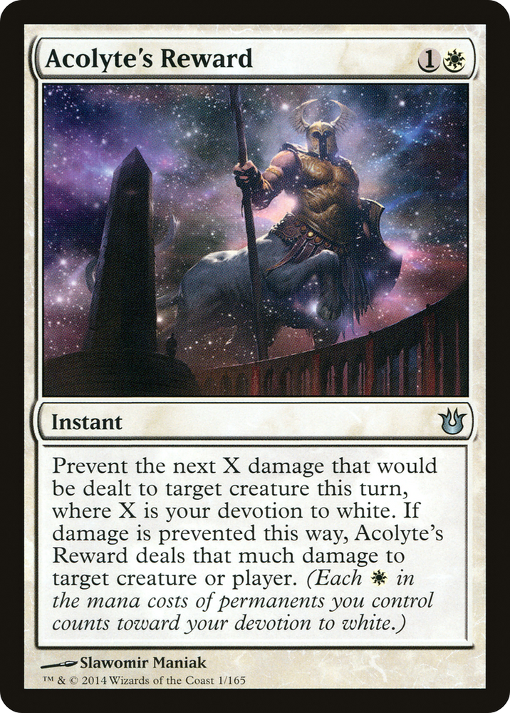 Acolyte's Reward [Born of the Gods]