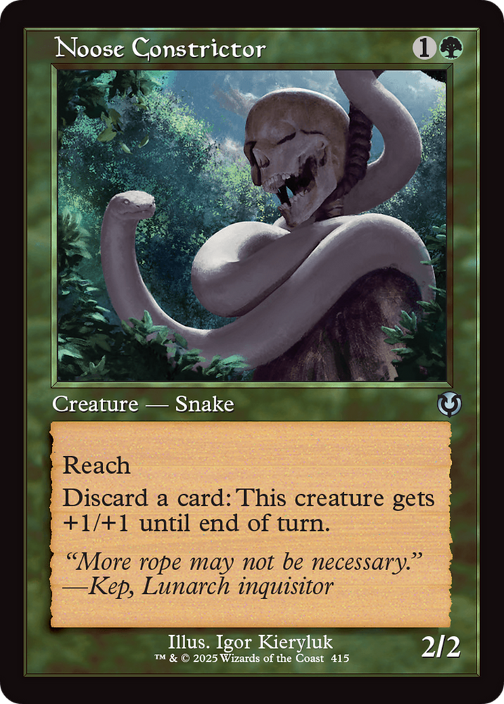 Noose Constrictor (Retro Frame) [Innistrad Remastered]