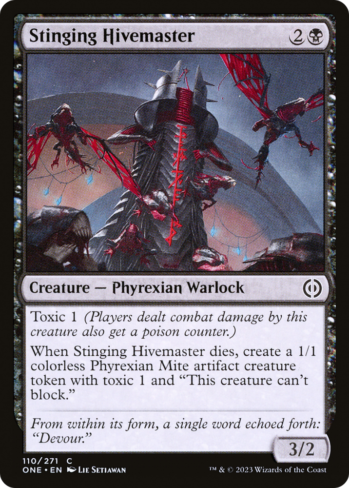 Stinging Hivemaster [Phyrexia: All Will Be One]