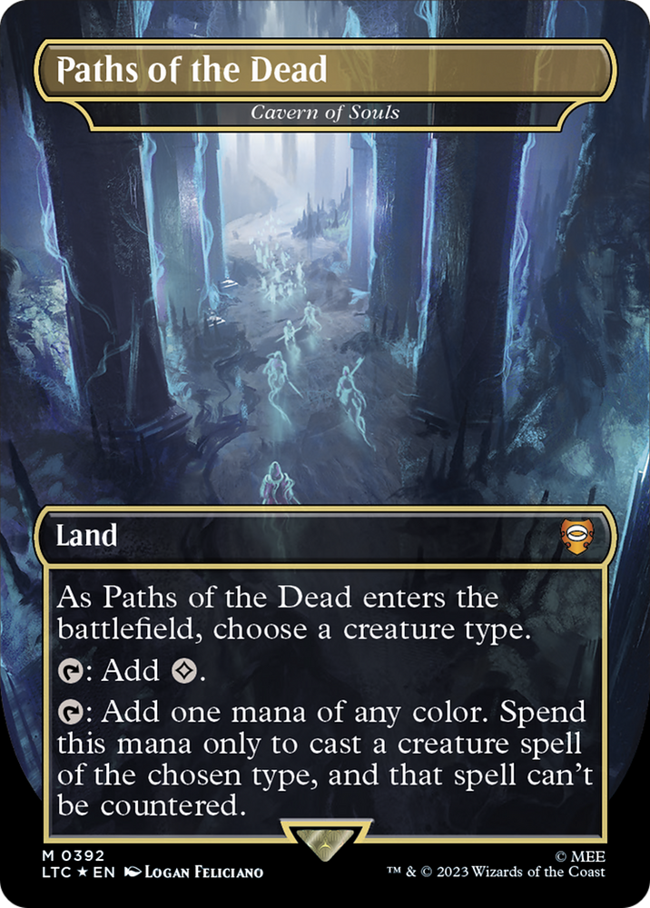 Paths of the Dead - Cavern of Souls (Surge Foil Realms and Relics) [The Lord of the Rings: Tales of Middle-Earth Commander]