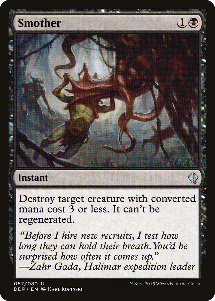 Smother [Duel Decks: Zendikar vs. Eldrazi]