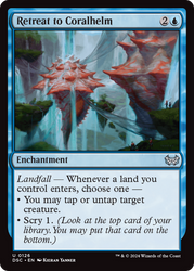 Retreat to Coralhelm [Duskmourn: House of Horror Commander]