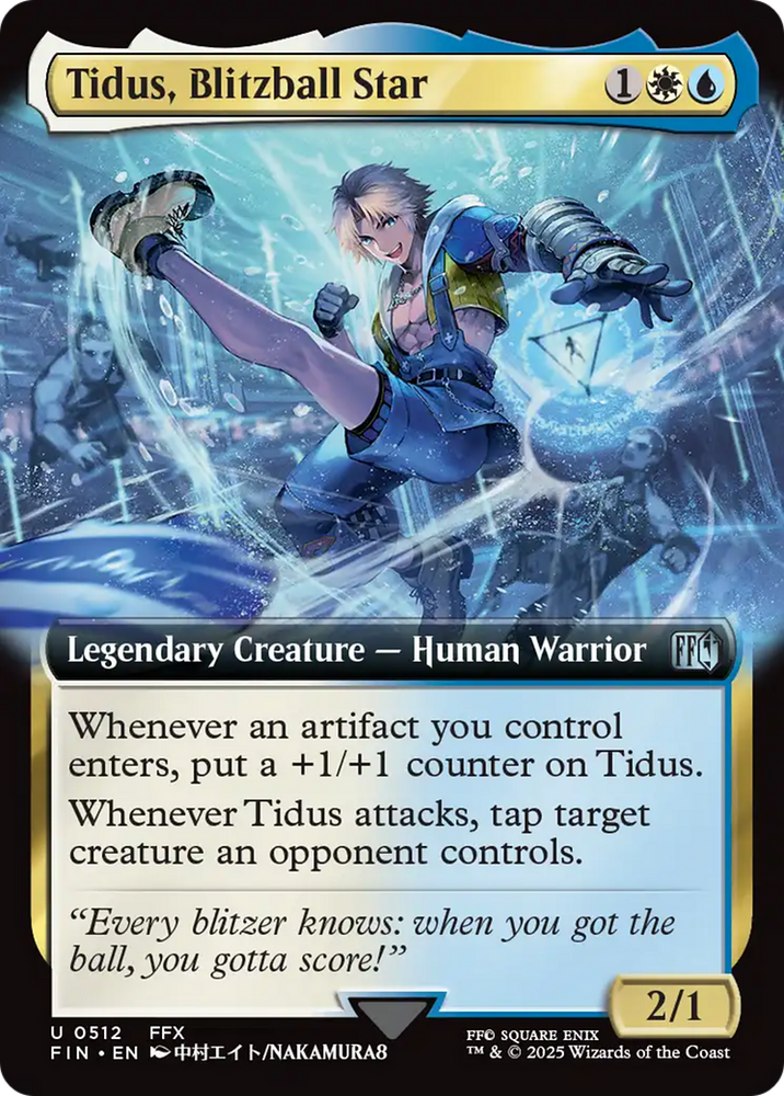 Tidus, Blitzball Star (FIN-512) - FINAL FANTASY: (Extended Art) Foil