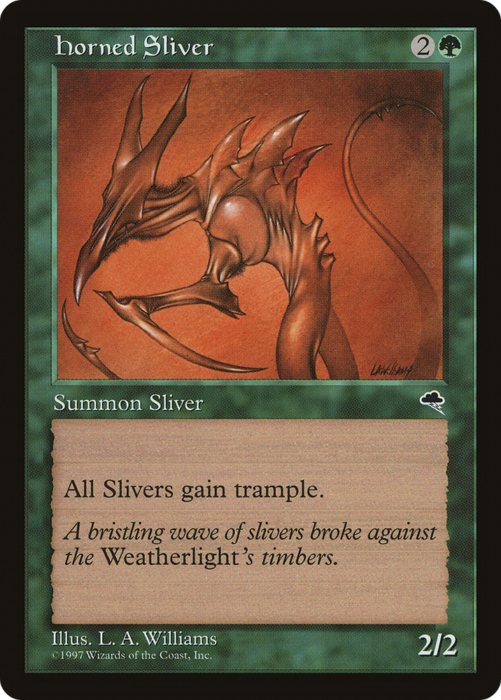 Horned Sliver [Tempest]
