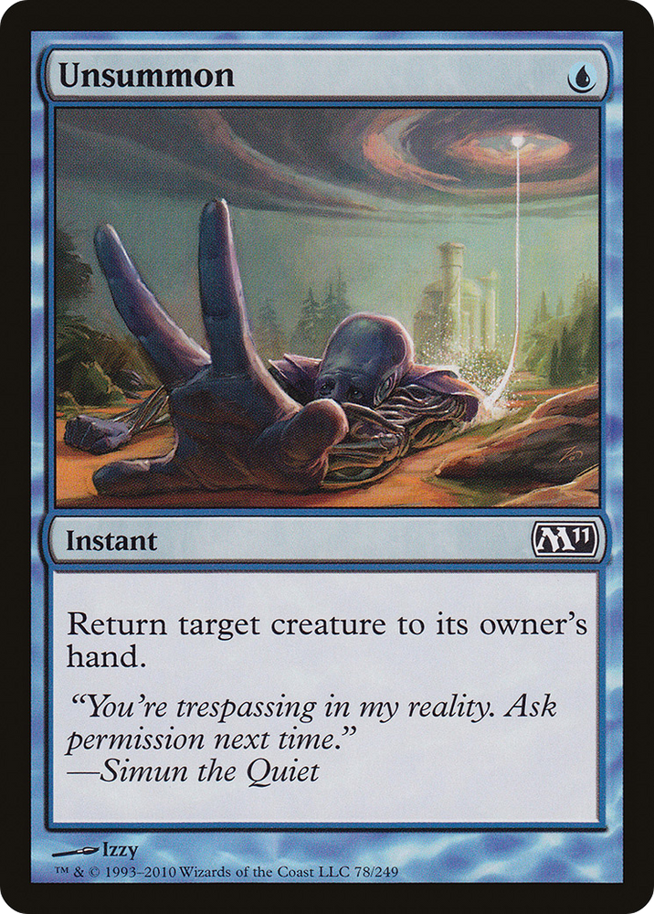 Unsummon [Magic 2011]