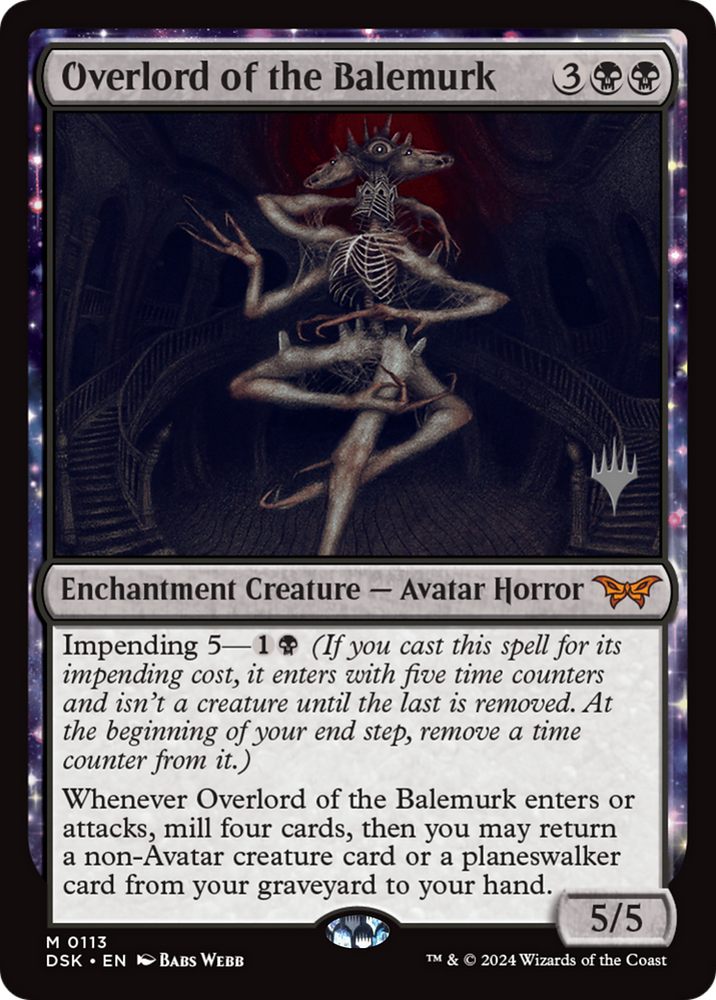 Overlord of the Balemurk [Duskmourn: House of Horror Promos]