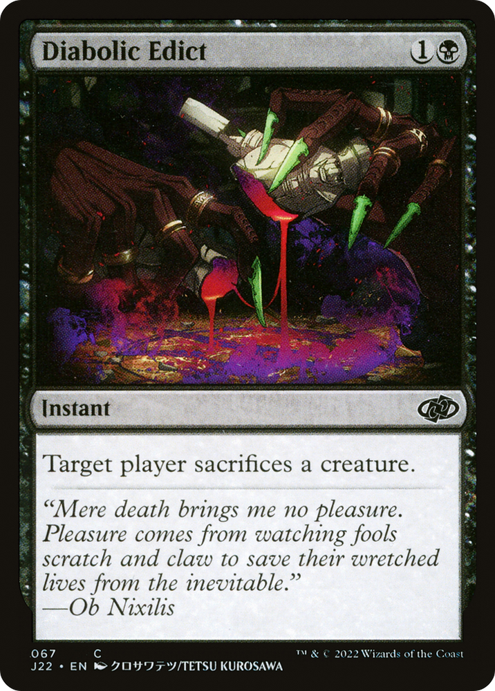 Diabolic Edict [Jumpstart 2022]