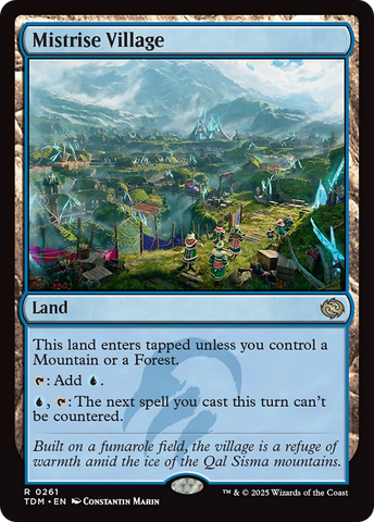 Mistrise Village (TDM-261) - Tarkir: Dragonstorm Foil