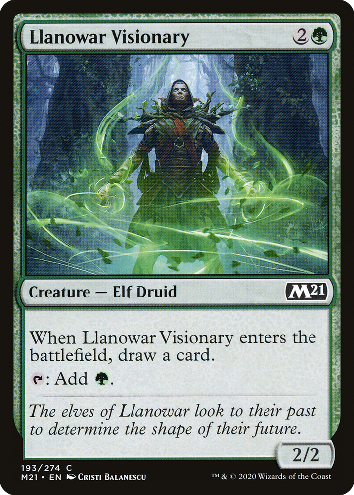 Llanowar Visionary [Core Set 2021]