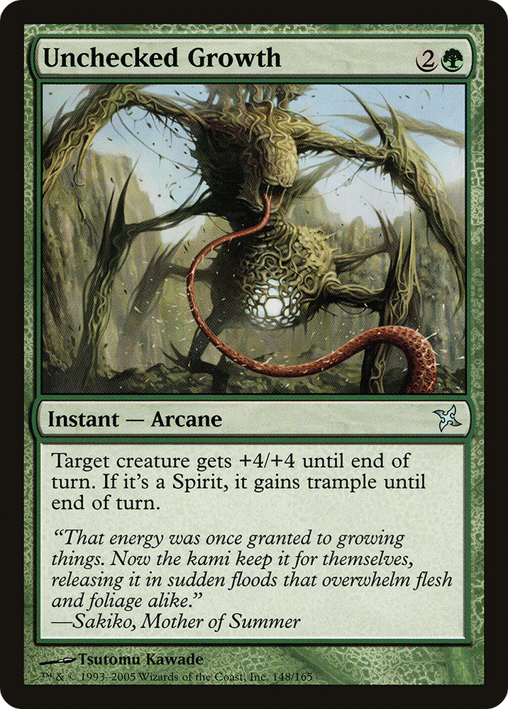 Unchecked Growth [Betrayers of Kamigawa]