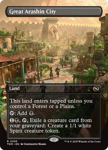 Great Arashin City (TDM-395) - Tarkir: Dragonstorm (Borderless)