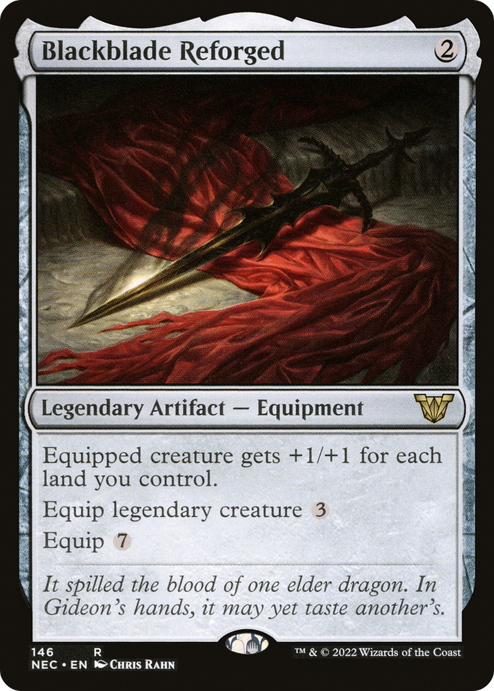 Blackblade Reforged [Kamigawa: Neon Dynasty Commander]