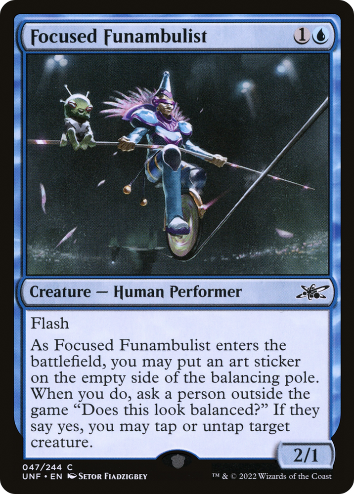Focused Funambulist [Unfinity]