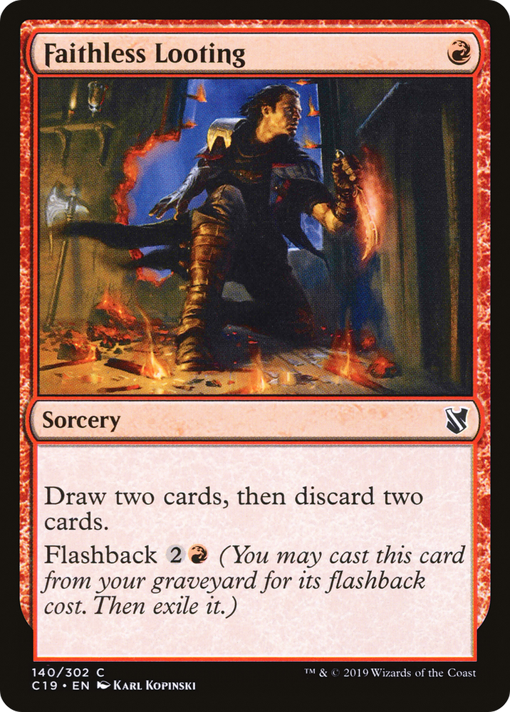 Faithless Looting [Commander 2019]