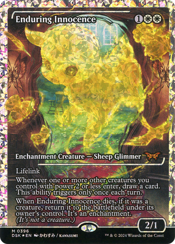 Enduring Innocence (Japan Showcase Fracture Foil) (Japanese) [Duskmourn: House of Horror]