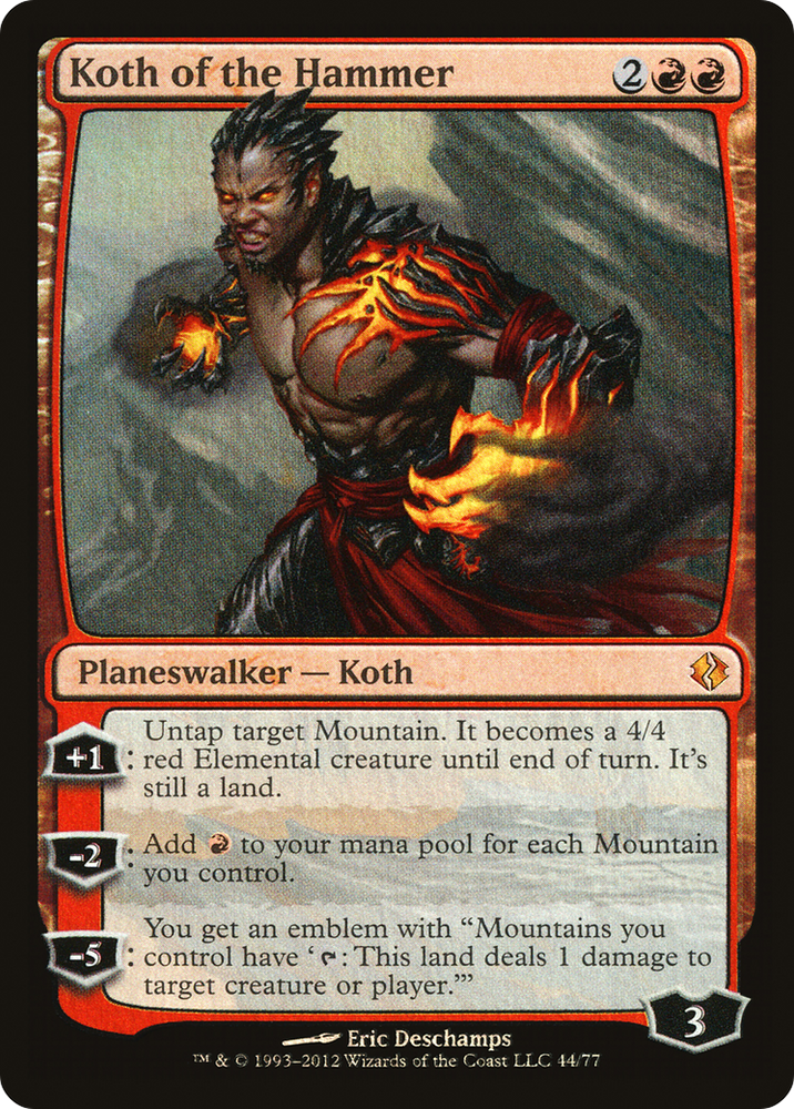 Koth of the Hammer [Duel Decks: Venser vs. Koth]