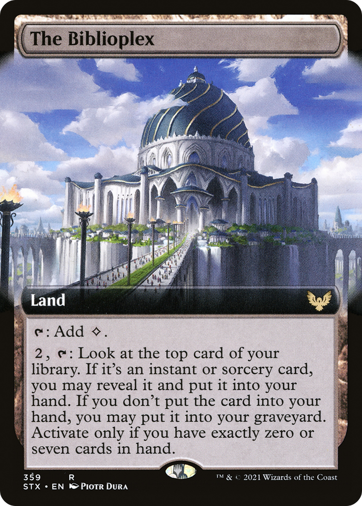 The Biblioplex (Extended Art) [Strixhaven: School of Mages]