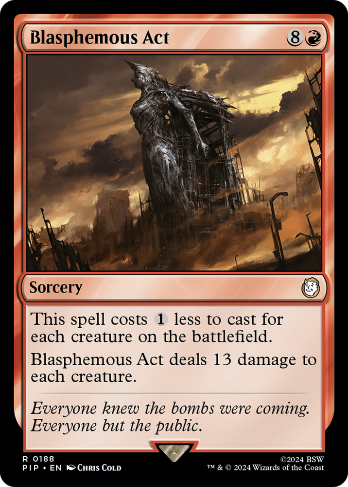 Blasphemous Act [Fallout]