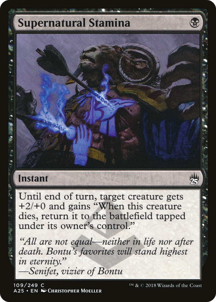 Supernatural Stamina [Masters 25]