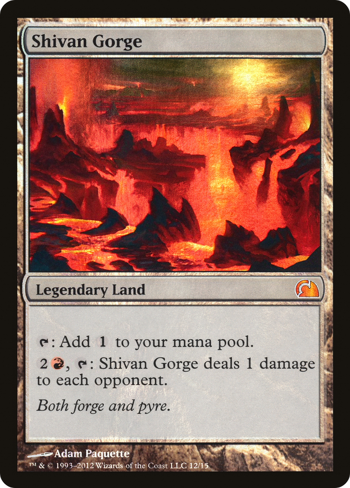 Shivan Gorge [From the Vault: Realms]