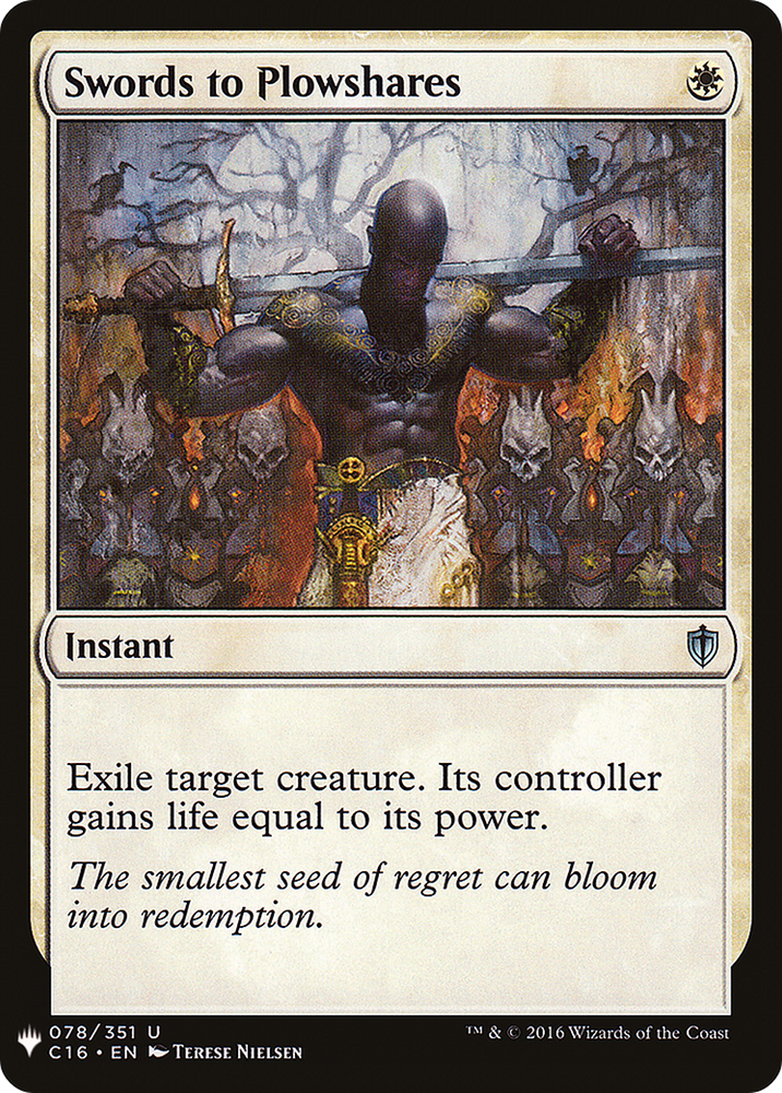 Swords to Plowshares [Mystery Booster]