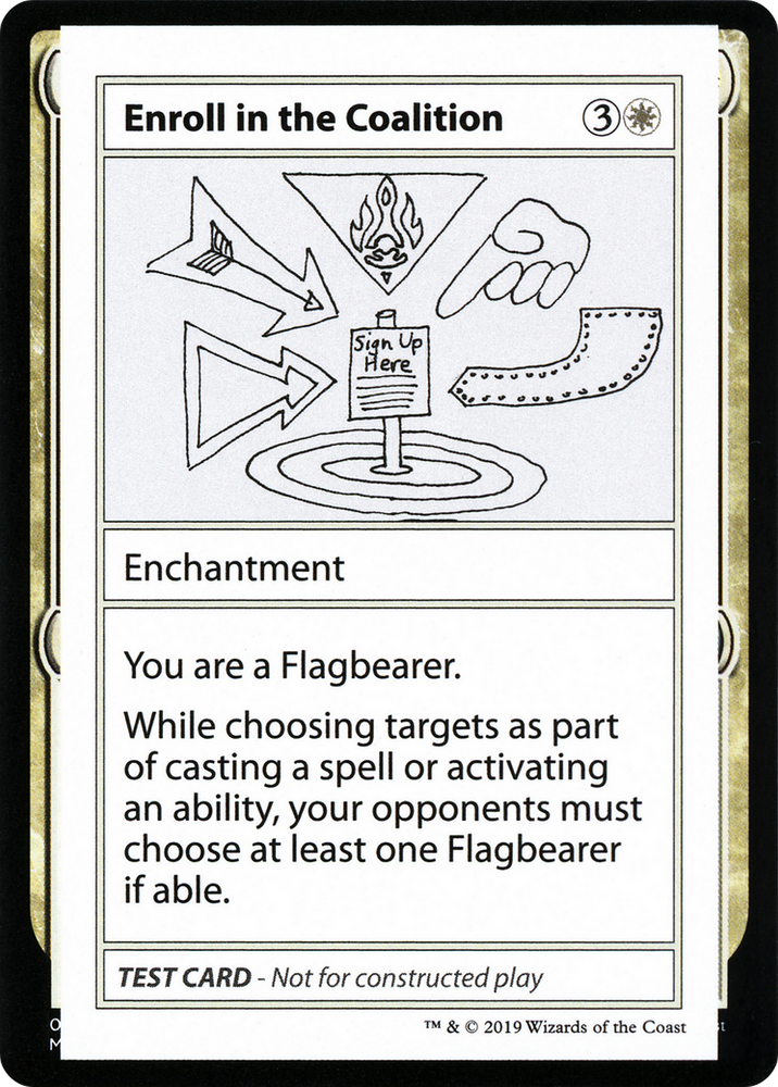Enroll in the Coalition (2021 Edition) [Mystery Booster Playtest Cards]